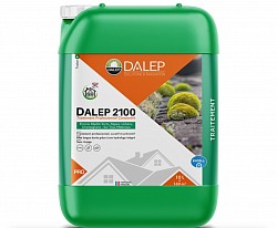 Dalep 2100 Fongicide hydrofuge Concentré Professionnel Bidon de 20L traite contre tous les types de champignons, algues, lichens et imperméabilise en une seule opération. C'est un produit à la fois curatif et préventif avec un effet longue durée et en plus d'être adapté à tous les matériaux, il adhère à vos supports très rapidement : 2 heures sans pluie suffisent après la fin du traitement permettant ainsi une application en toutes saisons !